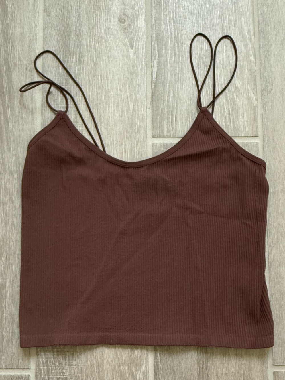 zara double strapped cami